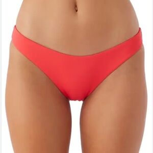 BILLABONG women’s eco friendly classic solid lowrider bikini swim bottoms NWT